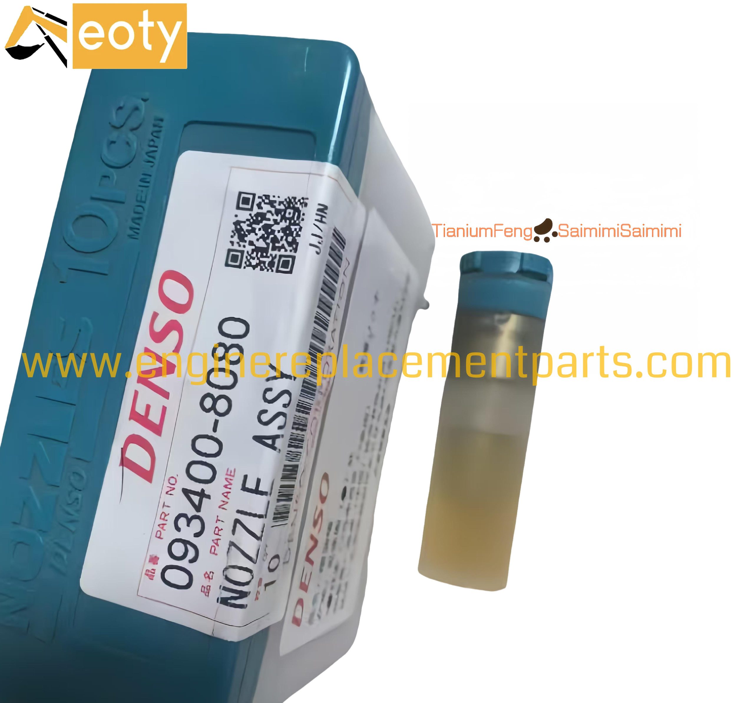 093400-8080 Nozzle Assy Fuel Injector 0934008080 Made In Japan