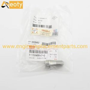 Genuine Isuzu 6BG1 Engine Overflow Valve 1-13260047-0 for Excavator Truck