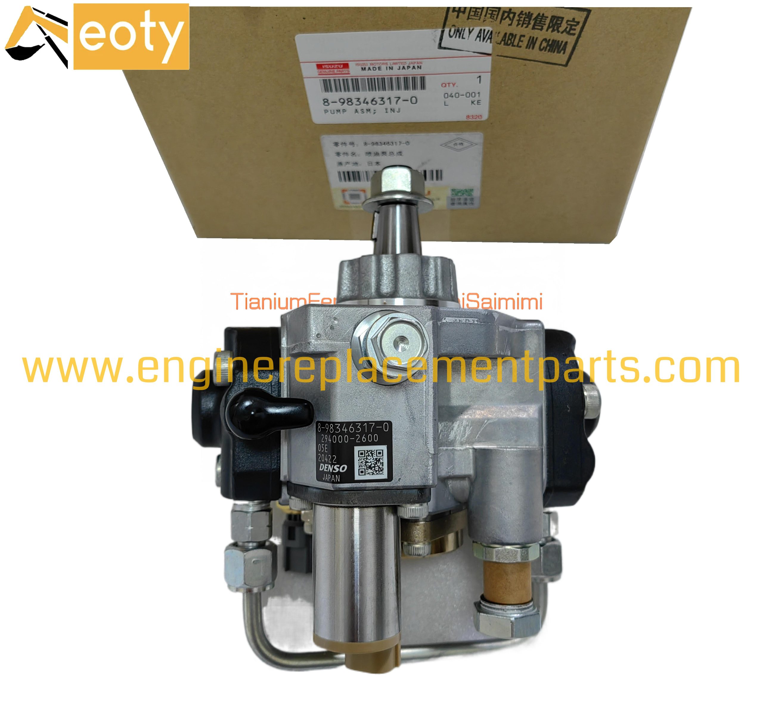 294000-2600 8-98346317-0 294000-0039 8-97306044-9 4hk1 Fuel Injection Pump For Hitachi Zx210-3 Engine Fuel Pump