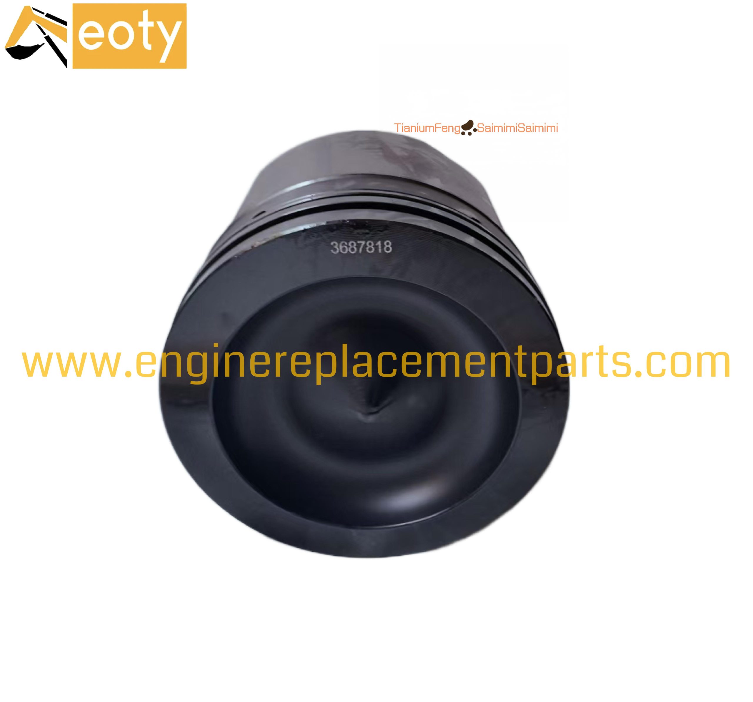 368-7818 72mm Compression Height Piston C32 Piston For Cat 3687818 Excavator Replacement Piston