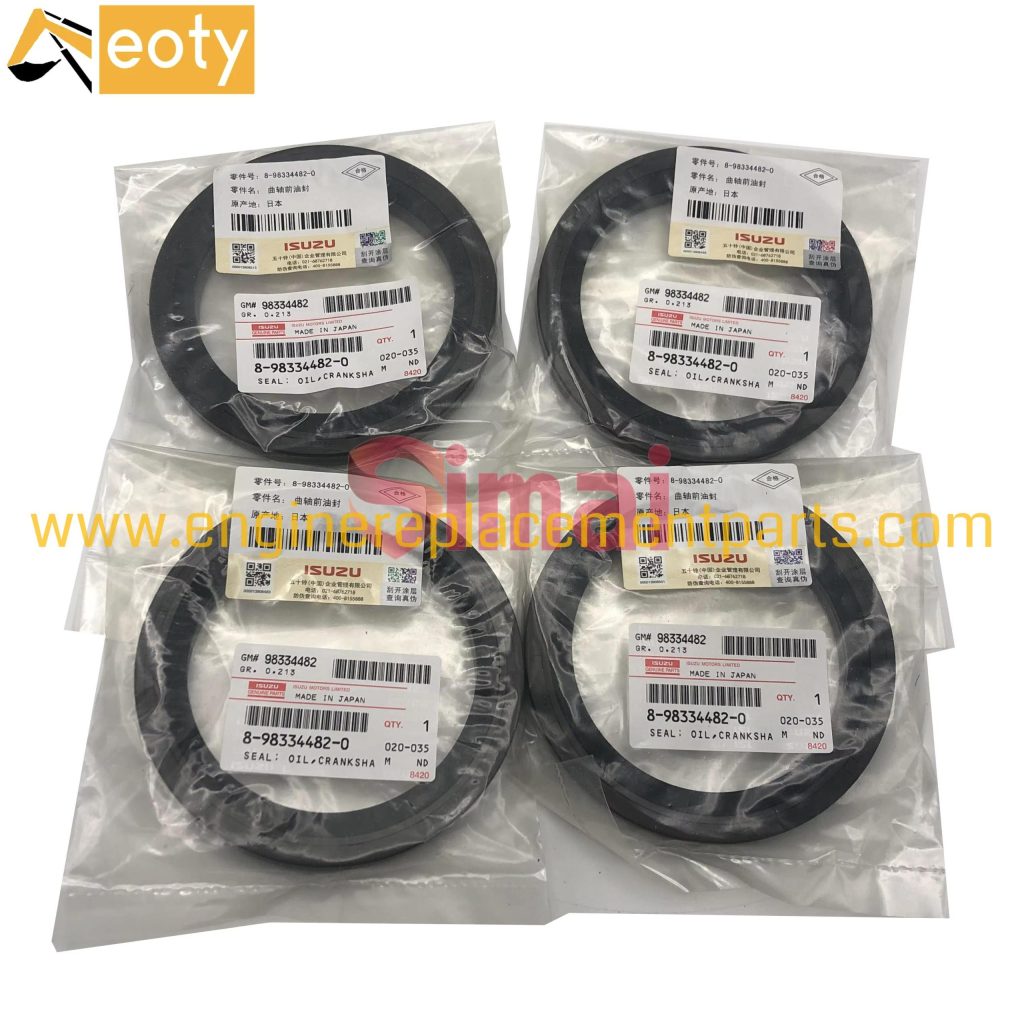 Genuine Isuzu 4HK1 6HK1 Crankshaft Oil Seal 8983343390 8983344820 OEM Engine Part