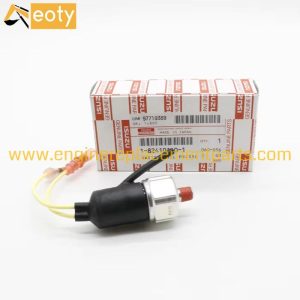 Genuine 6BD1 Engine Oil Pressure Sensor 1-82410160-0 for Komatsu Excavator EX200-2 EX200-3