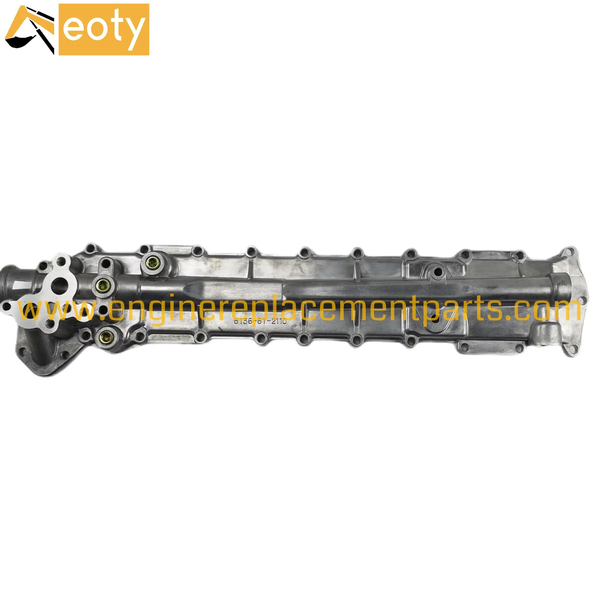 6d105 Oil Cooler Cover 6136-61-2110 Suitable For Komatsu Engine Parts