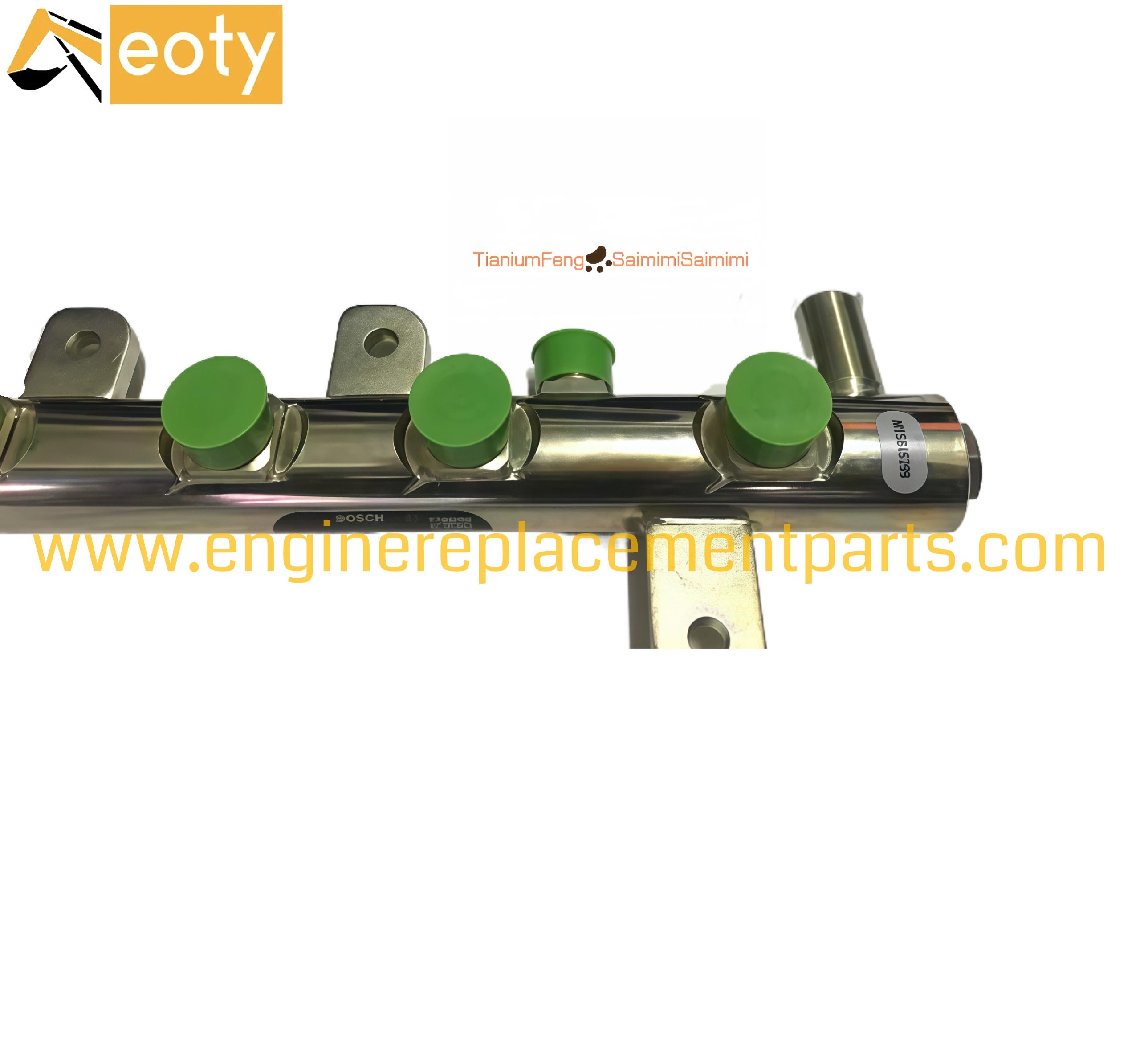 6d107 Fuel Common Rail 0445226042 /0 445 226 042 Distributor Metal Pipe For Pc200-8 Excavator Engine