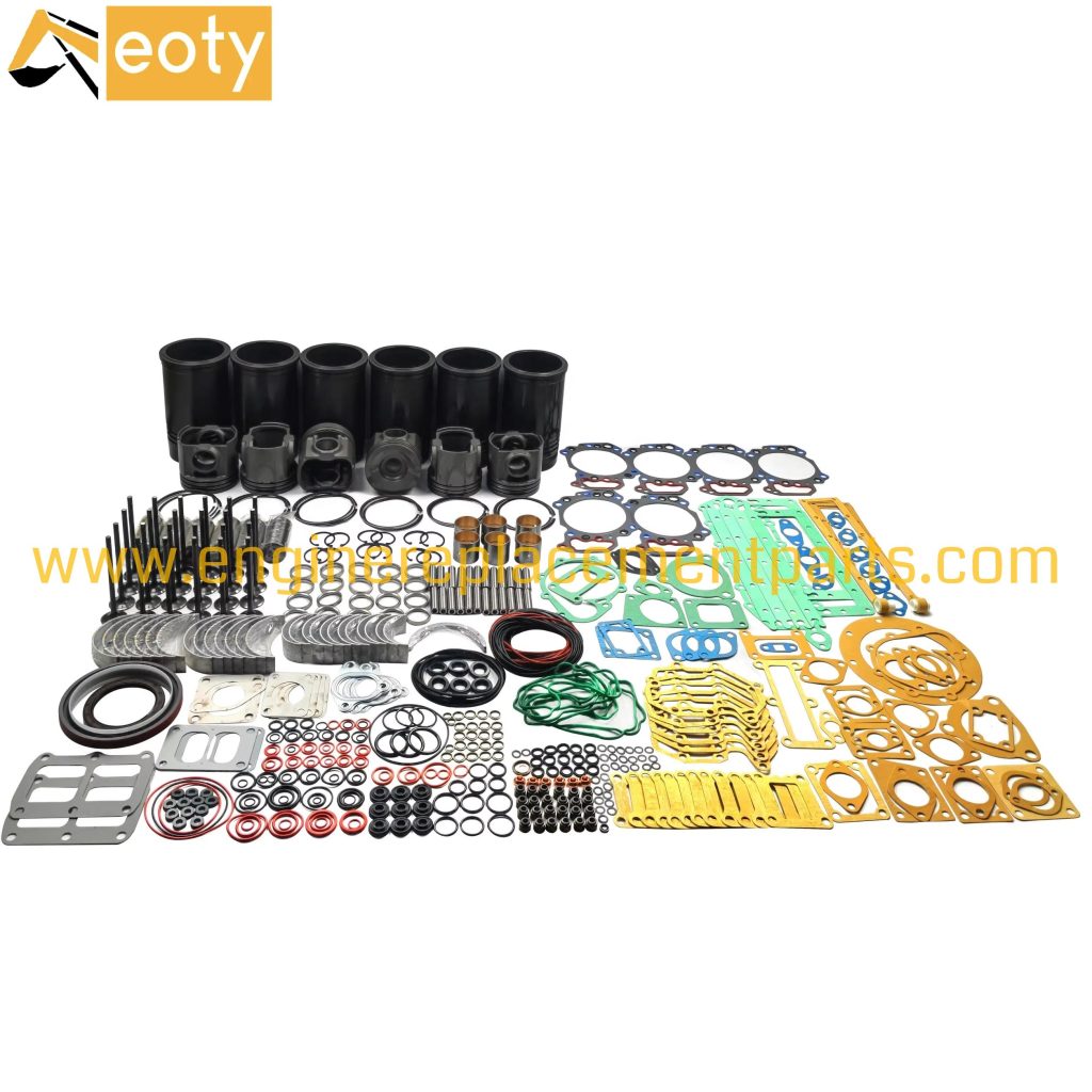 Komatsu Engine Overhaul Kit | 6D125 SAA6D125-7 | Piston Set Gasket Kit Valve Bearing for PC400-7 PC450-10