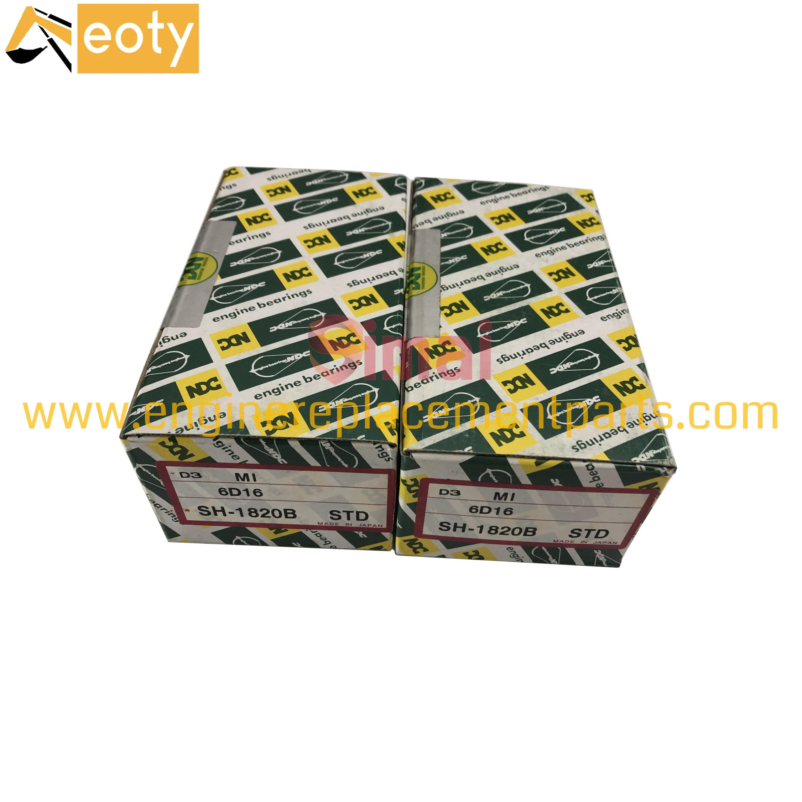 6d16 Crankshaft Bearing C621 Ndc Main Bearing For Mitsubishi Motor Diesel Engine Part