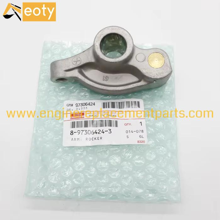 Genuine Isuzu 4HK1 Valve Rocker Arm 8-97306424-3 for Excavator ZX240-3 ZX360 ZX330