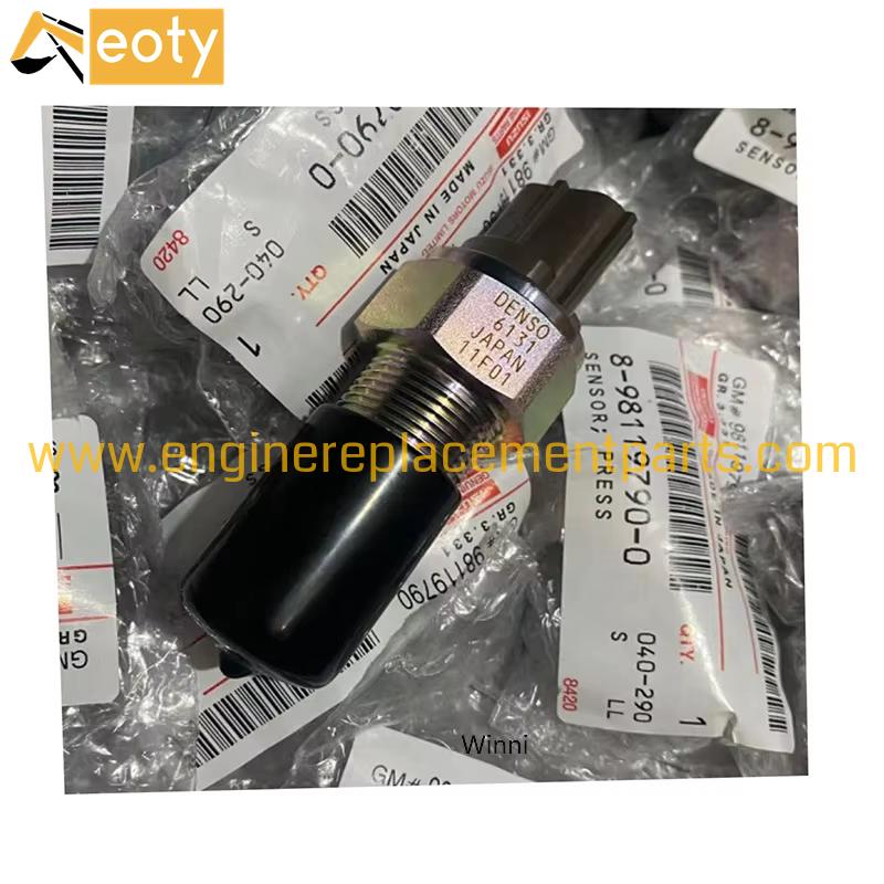 99000-6160 499000-6131 Pressure Sensor For Denso 4hk1 8981197900 4hk1 /6hk1for Engine Parts Rail Inductor 898119790