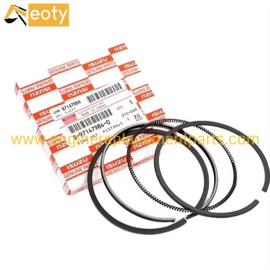 Authentic Original Parts 4jg1 Zax60 4jg1 4jg1t 4jg2 8-97147984-0 8971479840 Piston Ring For 4-cylinder Diesel Engine