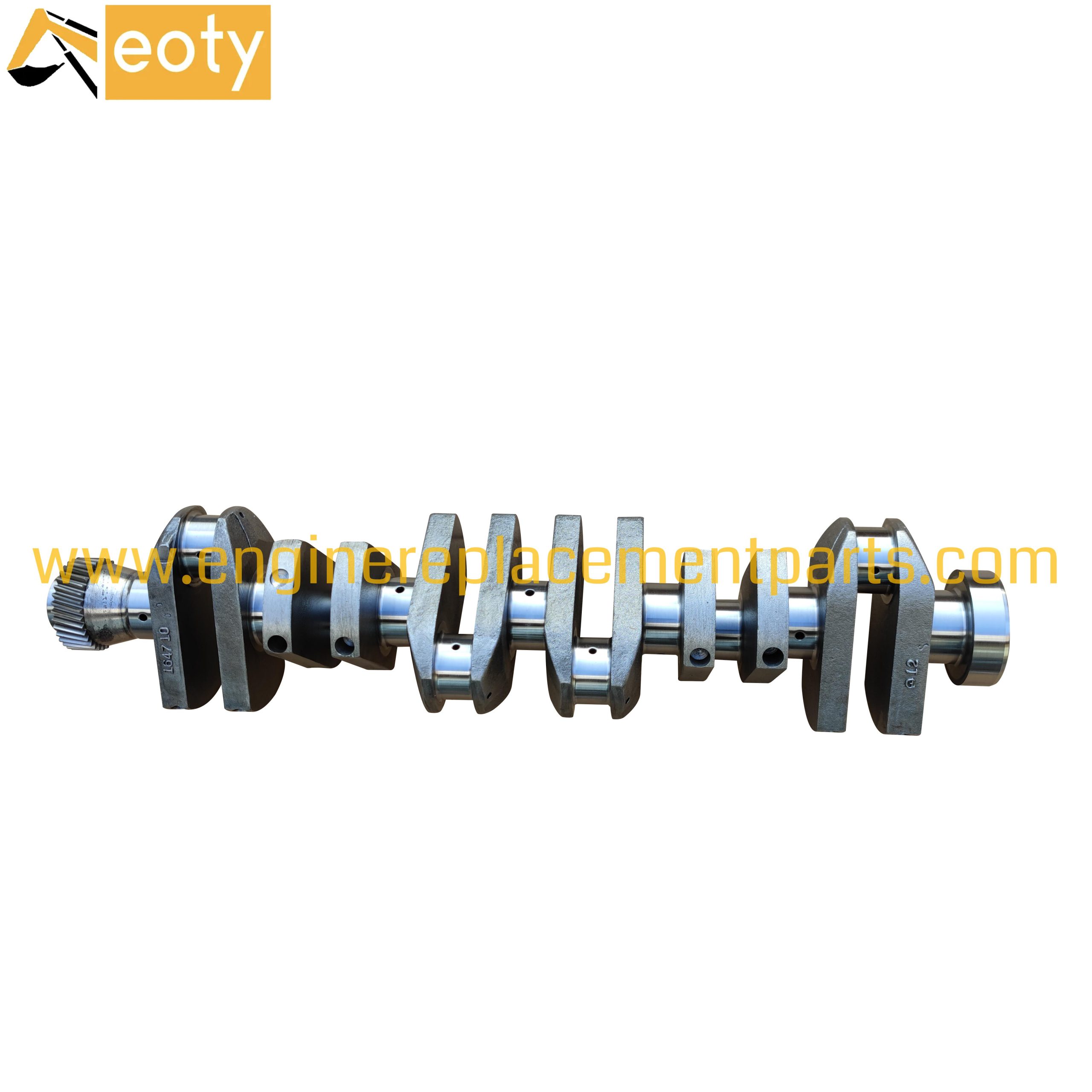 Crankshaft For Weichai Diesel Engine Wp6g125e331 Forged Steel New Condition For Construction Industries