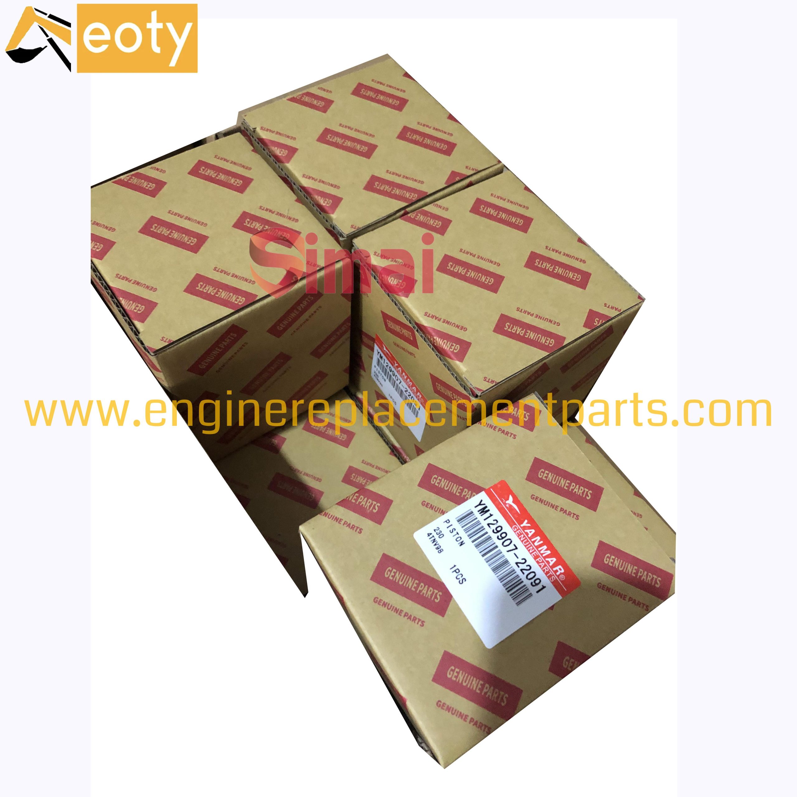 Cylinder Liner Repair Kit 4tnv98 Piston 129907-2209 Piston Ring Set For Yanmar