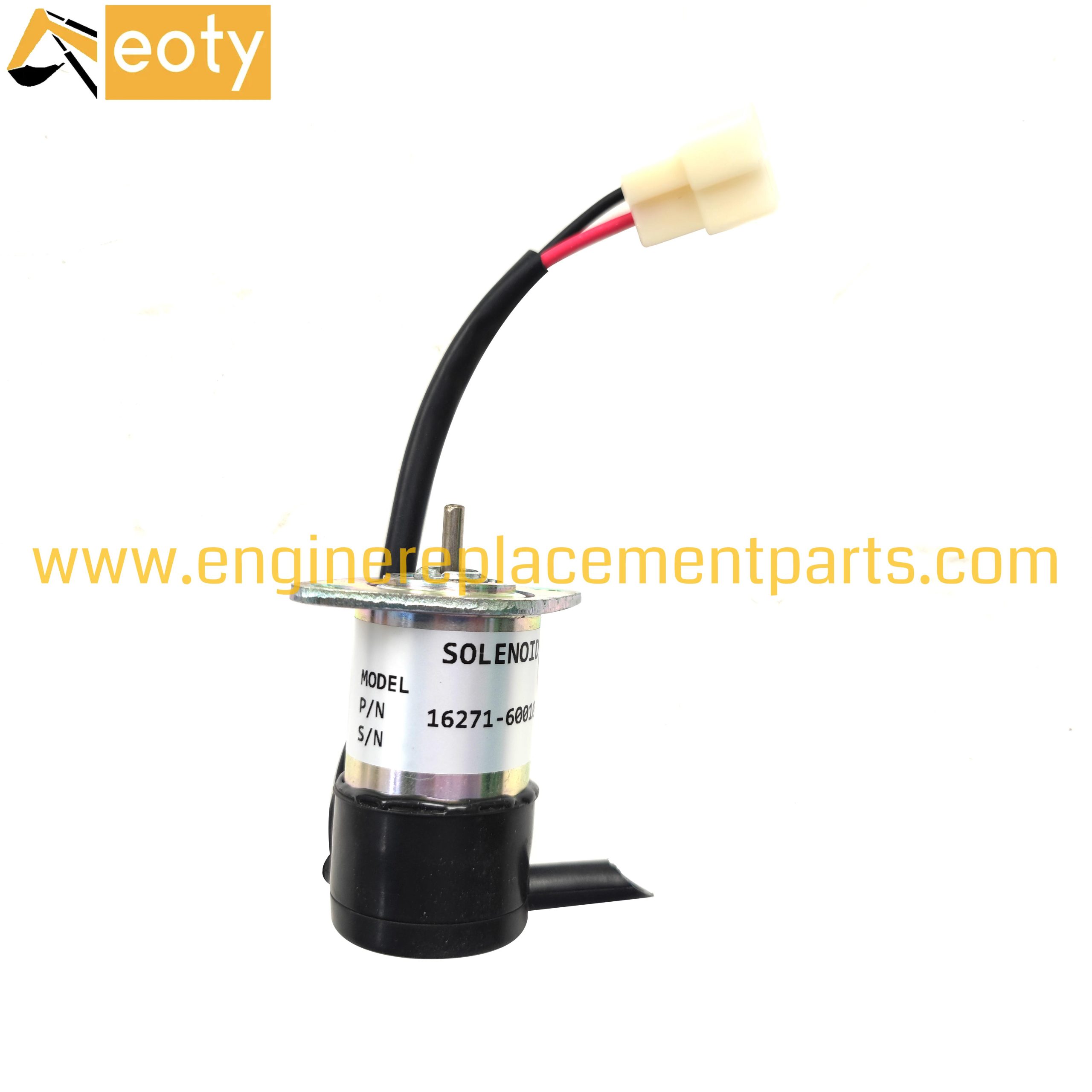 D1105 Solenoid Valve 12v 16271-60010 16271-60012 Suitable For Kubota Engine Parts