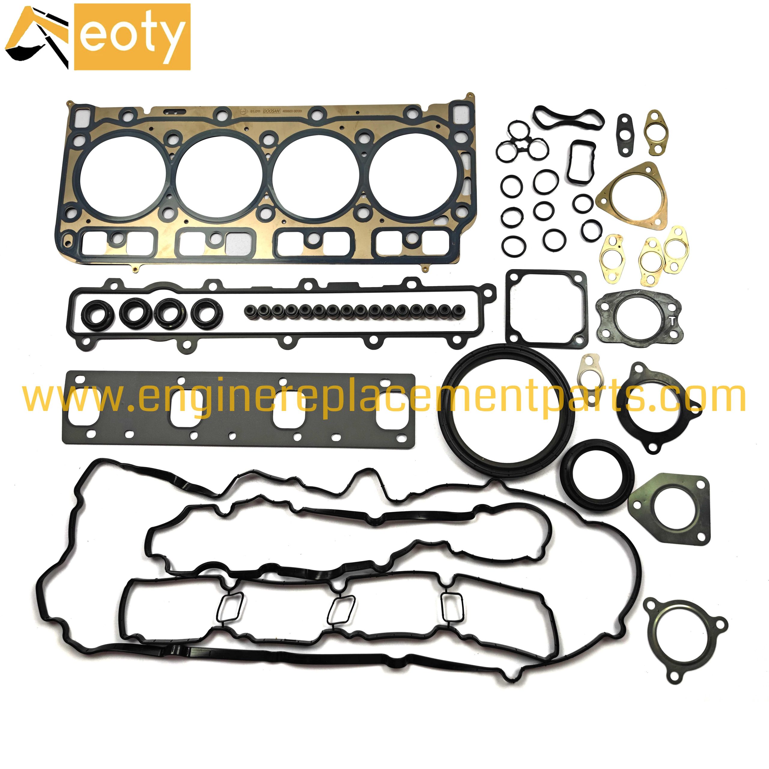 D34 Full Head Gasket Set 4006dl03ohgk-4 Fits For Doosan Daewoo D34 D34d D34p D34nap Engine D70s-7 400603-00139 Ek070422