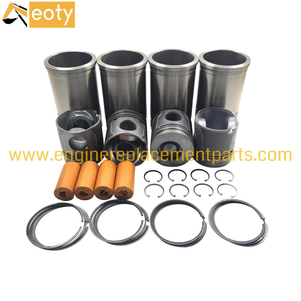 SDEC D4114 Engine Cylinder Liner Kit D02A-104-30A Piston Set D05-101-30