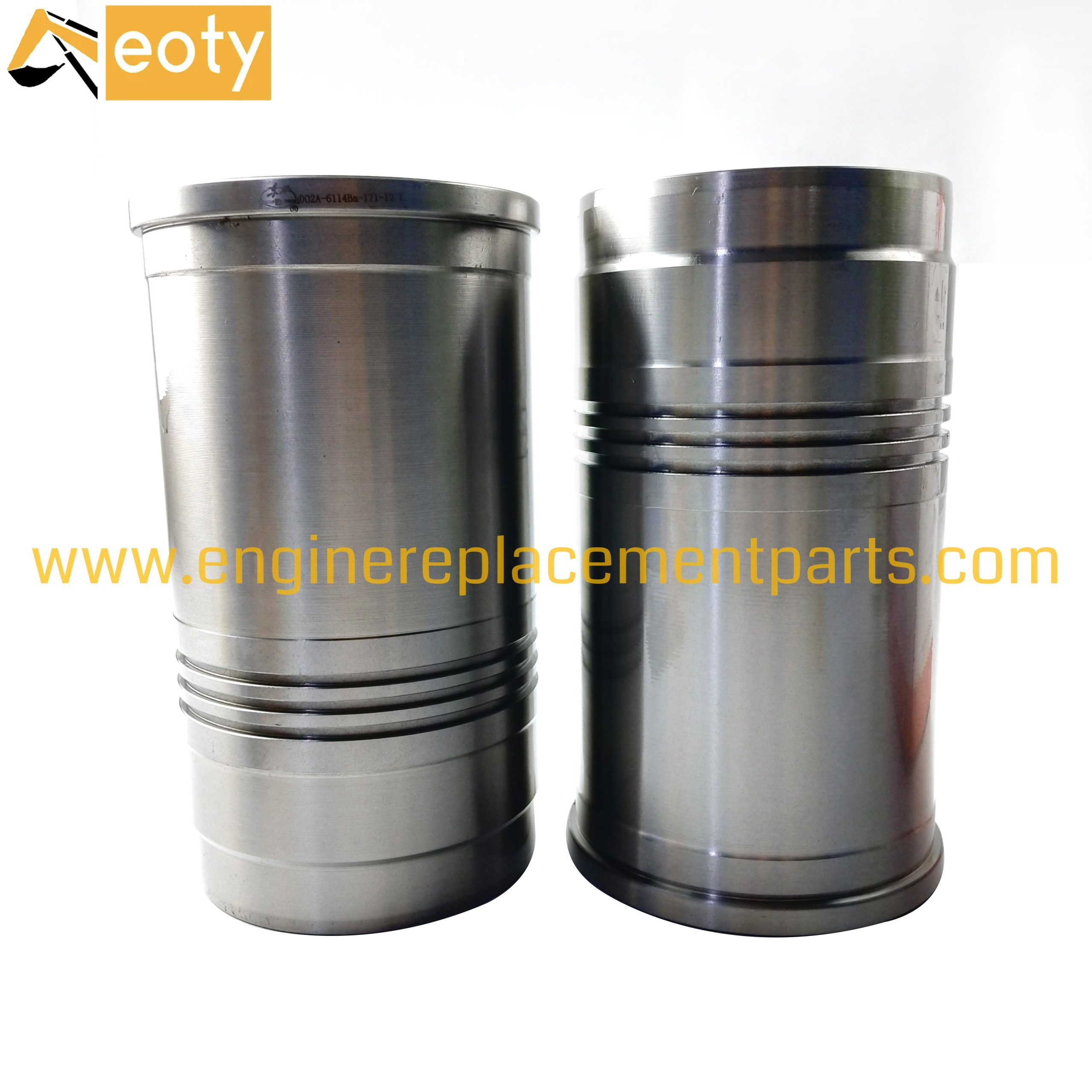 D6114zg2b Cylinder Liner For Shang Chai Engine Parts 6 Month Warranty