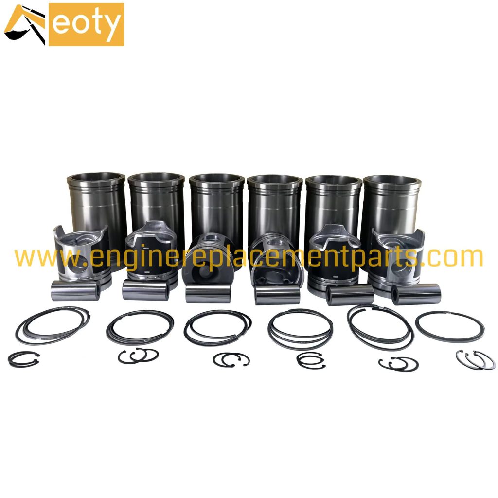 Hyundai D6AC Diesel Engine Cylinder Liner Kit 21131-83012 & Piston Set 23411-83411