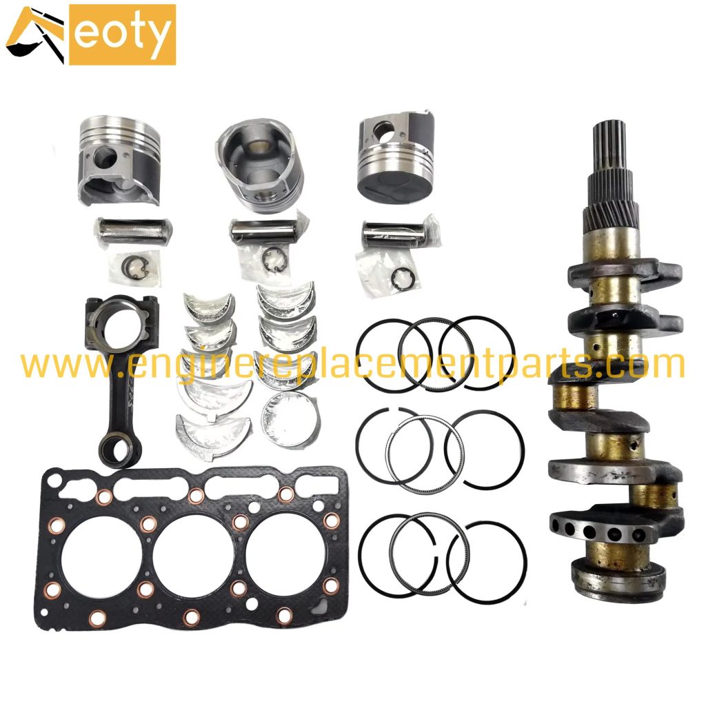 Kubota D905 Engine Repair Kit | Piston 16224-21110, Ring 15901-21052, Gasket, Bearing