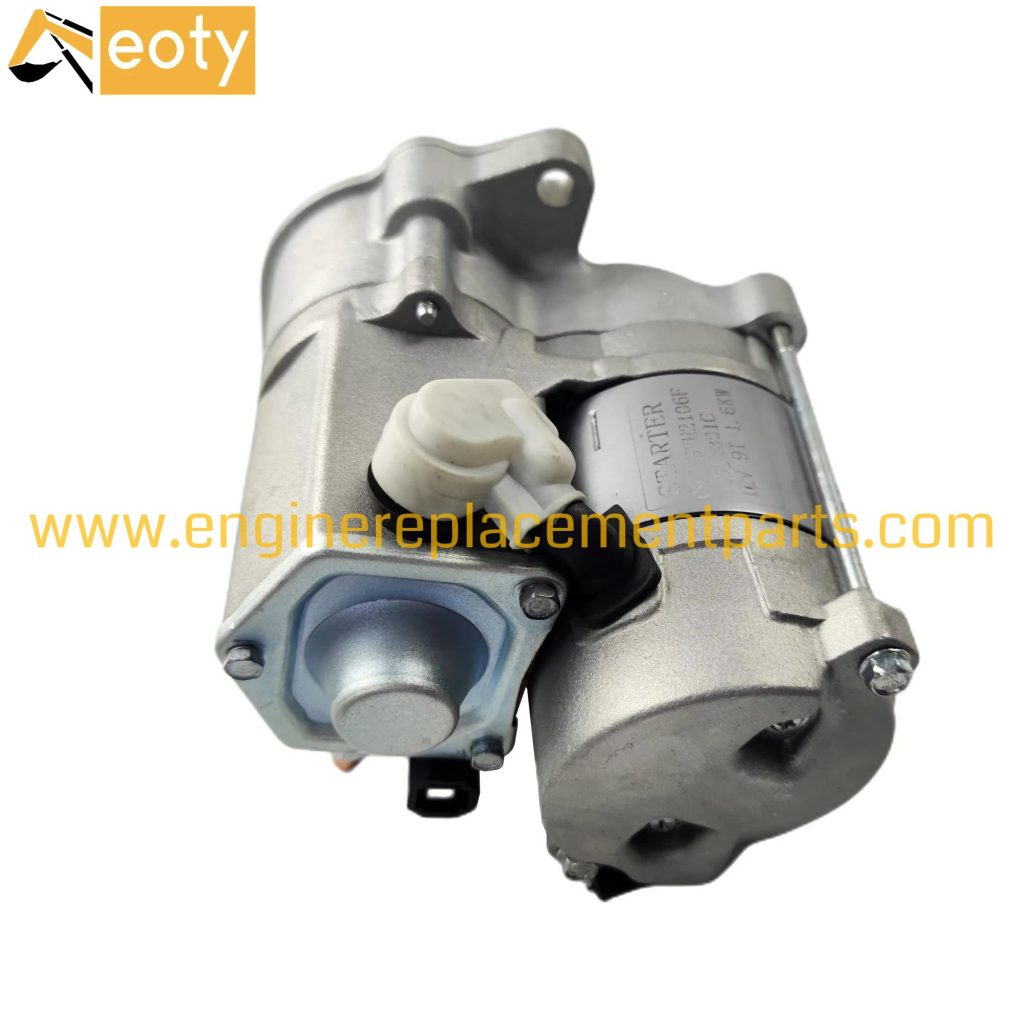 Kubota D905 Starter Motor 12V 1.6kW 9-Tooth (16612-63010, QDJ1301C)