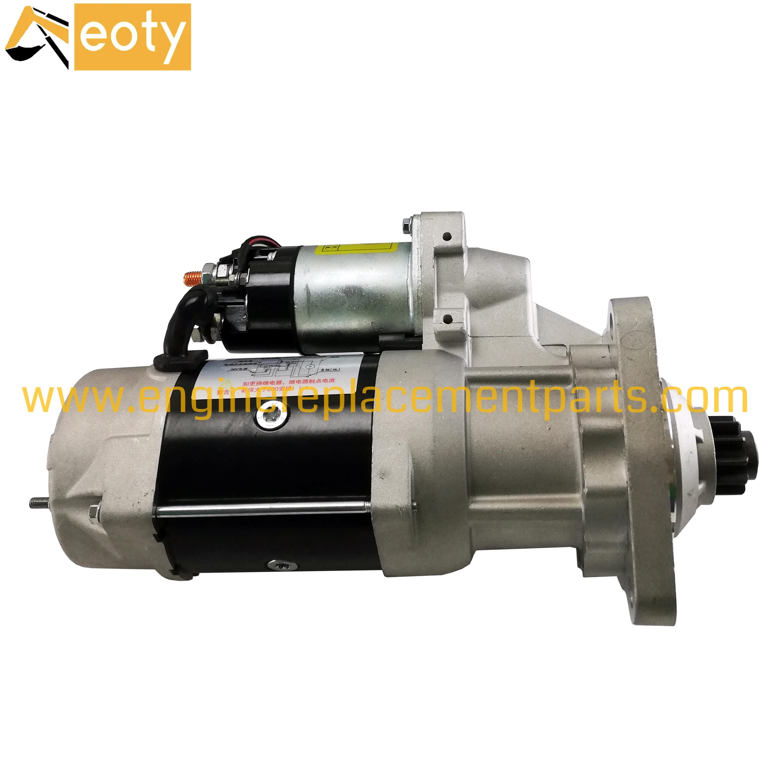 De12 Dh370-7 Hd420-7 Starter Motor 24v 11t 9kw 65.26201-7070 300901-00009 For Doosan Engine Parts