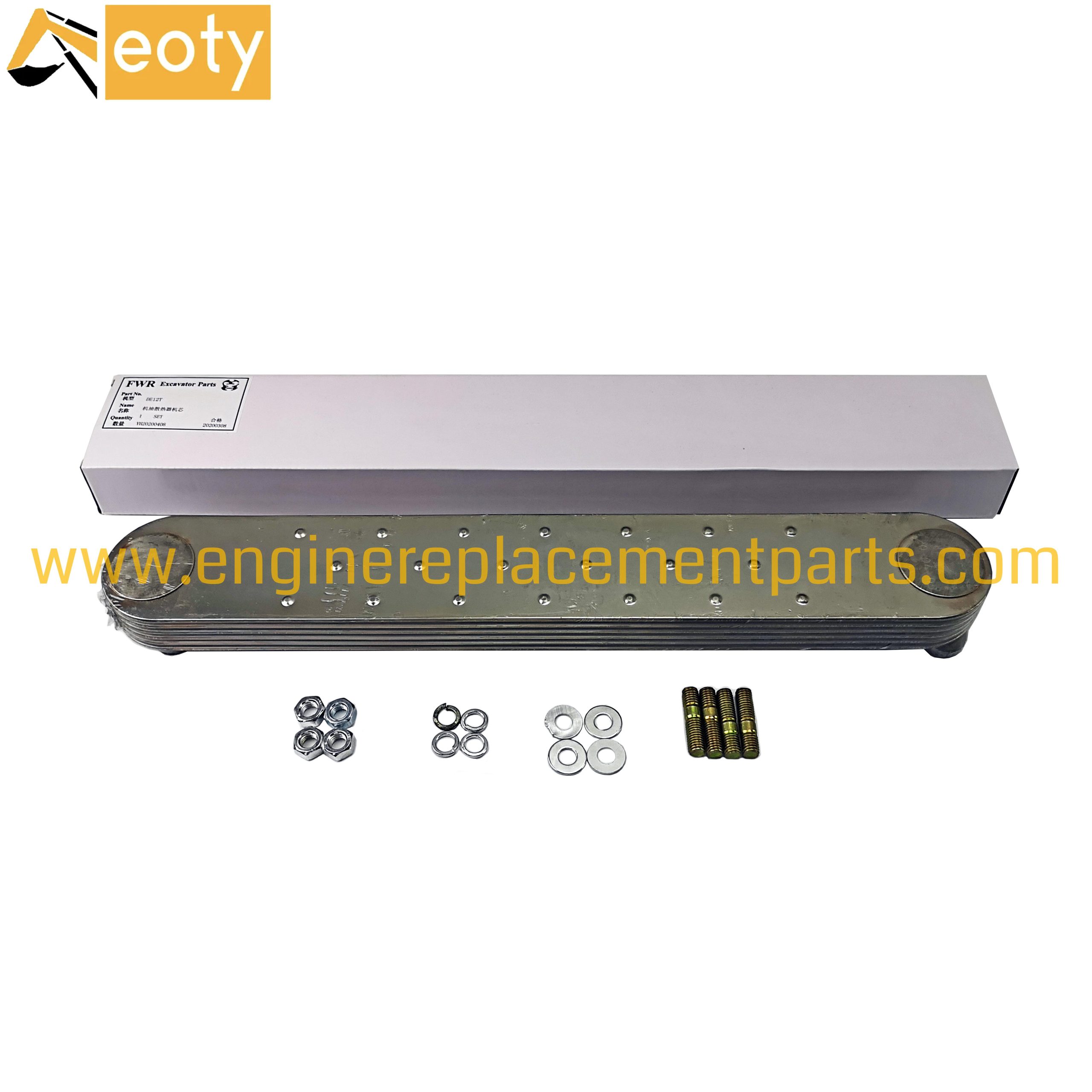 De12 Oil Cooler 6p 65.05606-5027b Suitable For Doosan Engine Parts