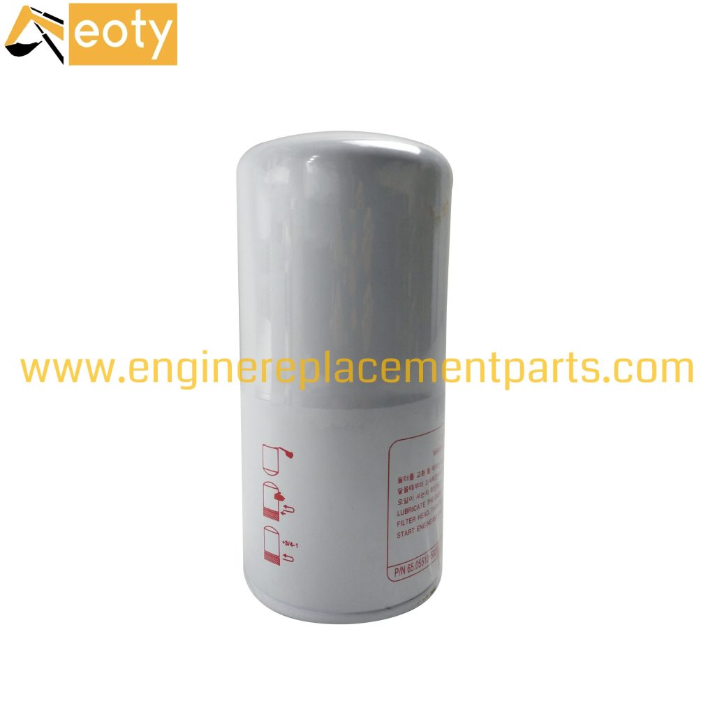 Doosan DE12 Diesel Engine Oil Filter 65.05510-5020B | OEM Size