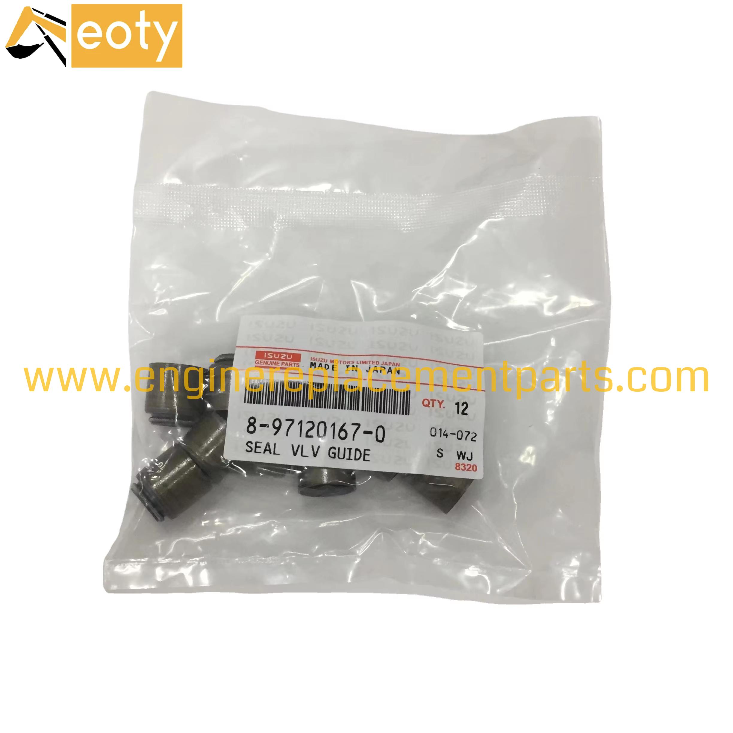 Diesel Parts Valve Seal 8-97120167-0 For Isuzu 6bg1 6bd1 8971201670 Valve