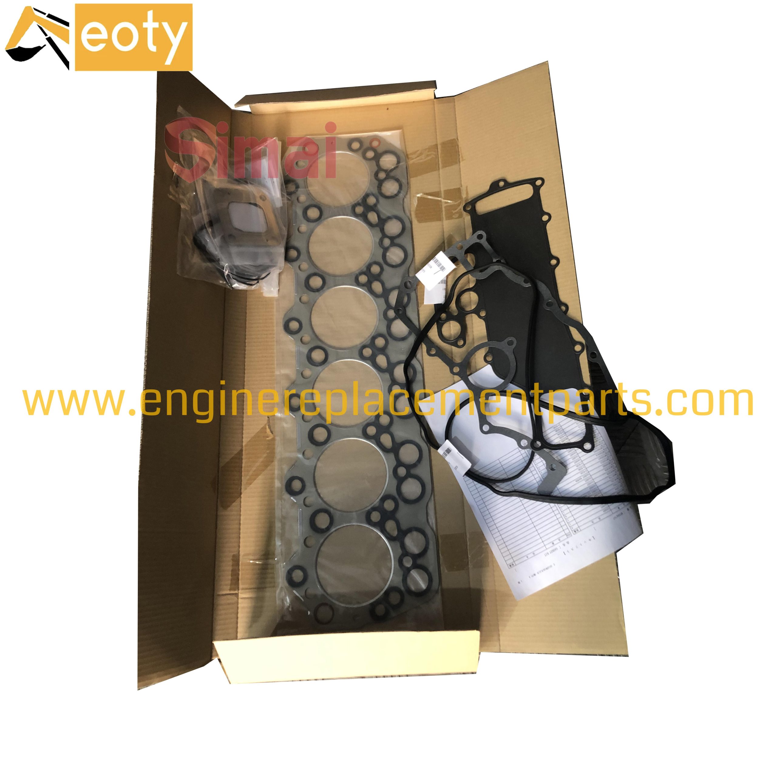 Excavator Gasket Kit Me994767 Cylinder Gasket Kit 6d31 Sk200-2 Sk200-3