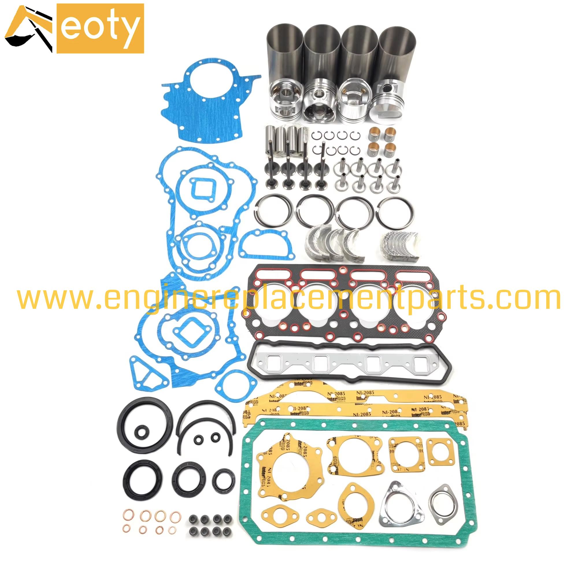 For Mitsubishi Forklift Diesel Engine Overhaul Repair Set 4dq5-2 Custom Made Rebuild Kits Machinery Engine Parts
