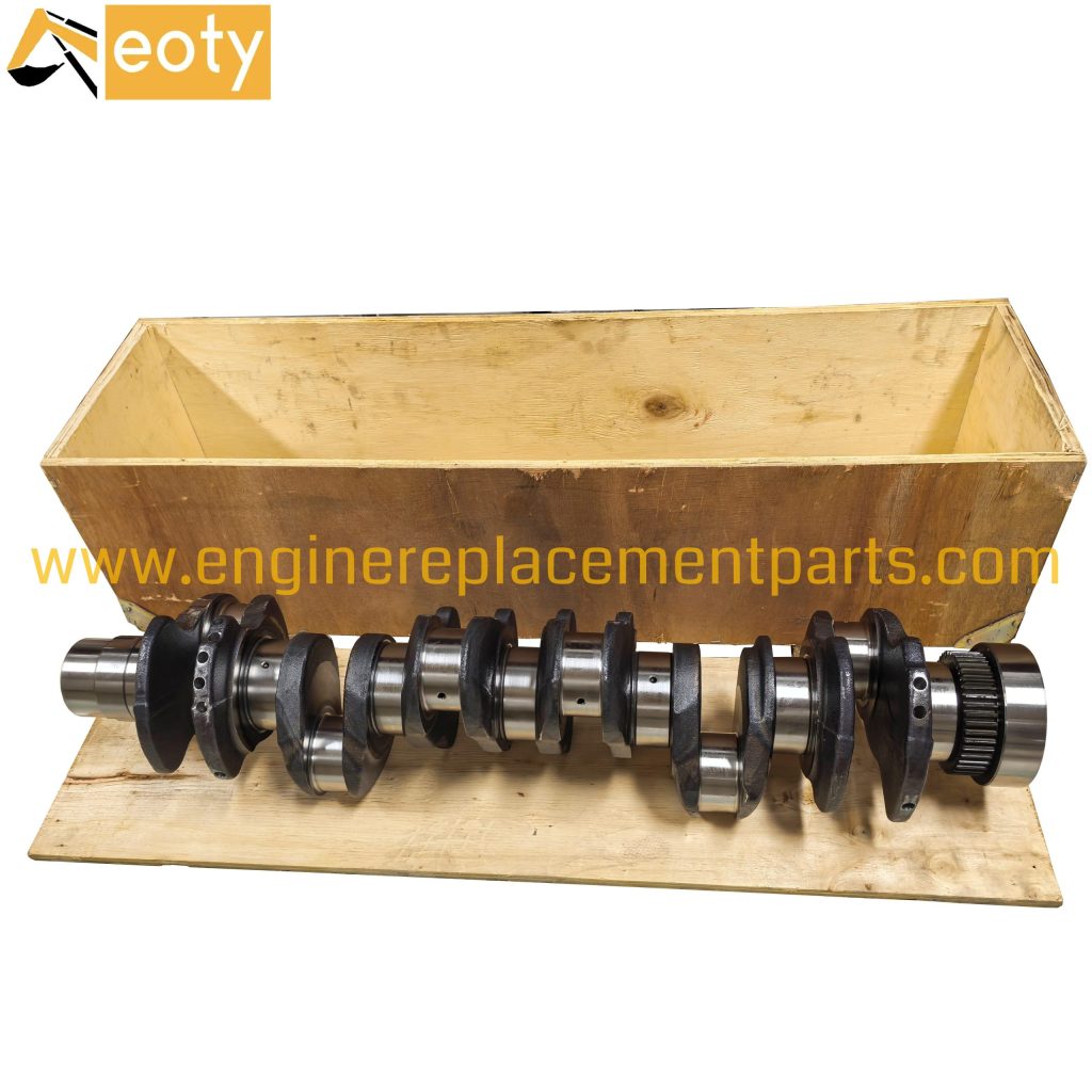 D6E Forged Steel Crankshaft for Volvo EC210B Excavator Engine – VO21351237, 04292806, 04502707