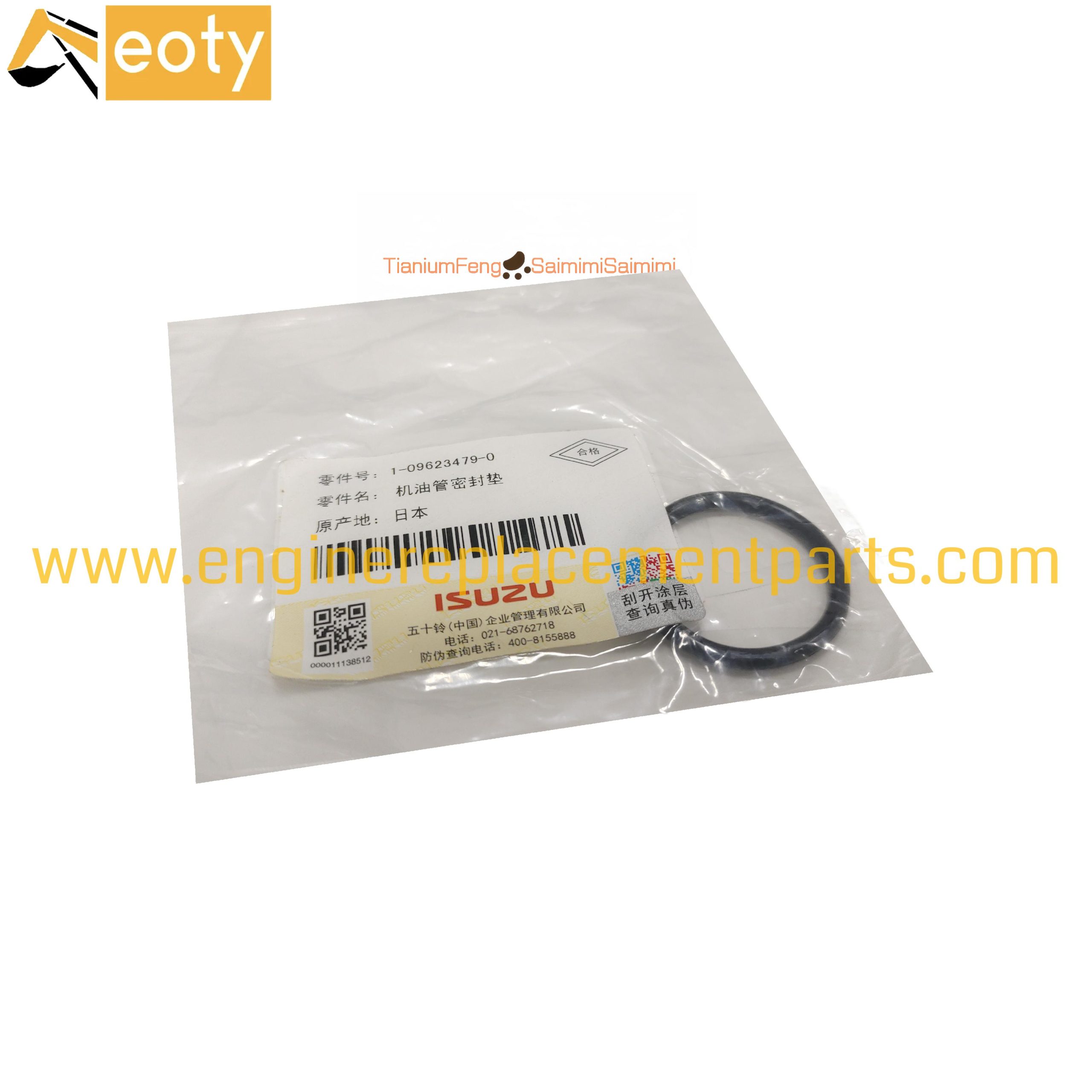 Genuine 1096234790 Gasket For Oil Cooler O Ring 1-09623478-0 For 6wf1 Oil Pipe Gasket Saimimi Guangzhou Warehouse Made In Japan
