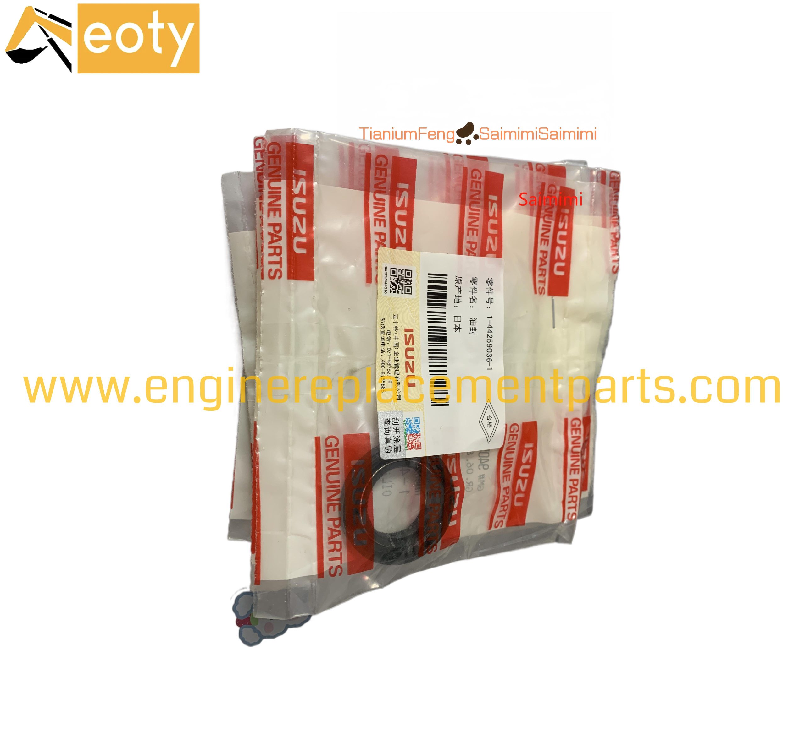 Genuine 1442590360 Rubber Oil Seal 1-44259036-1 1442590361 For Isuzu Cxz81 10pe1 1-44259036-0 Made In Japan