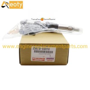 Genuine Fuel Injector Assembly 23670-E0010 for Hino J08E Engine (SK300-8, SK330-8)