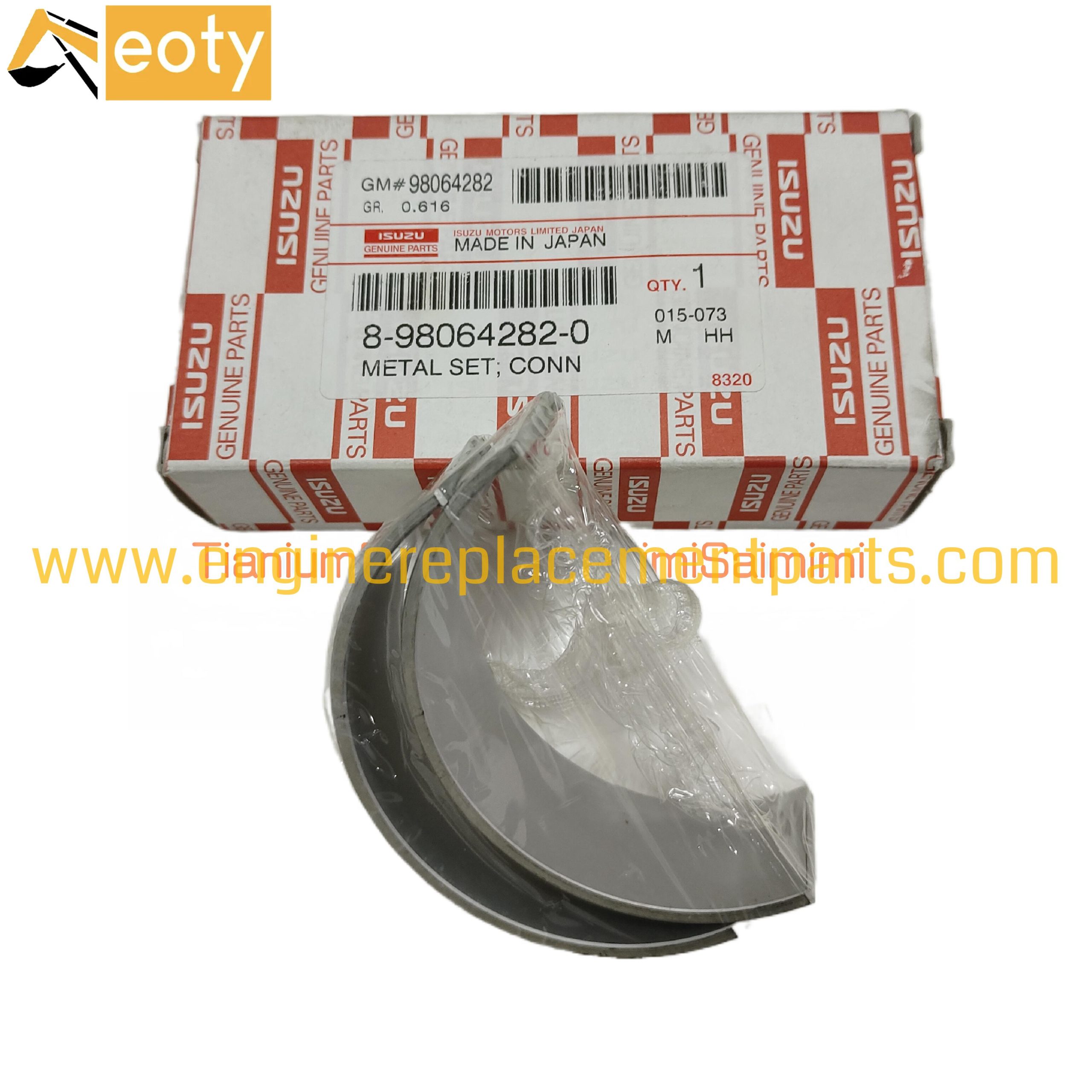 Genuine 4hk 6hk 6hh1 6he1 8-98064282-0 Conn Rod Bearing 8980642820 Metal Bearing Connecting Rod Bearing Saimimi Guangzhou
