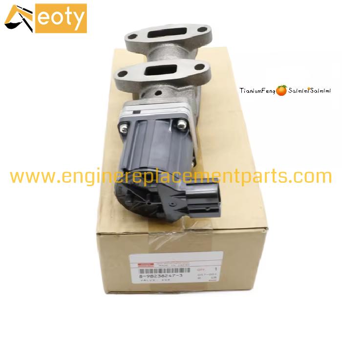 Genuine 4hk1 6hk1 Egr Valve 8-98238247-3 8982382473 Exhaust Gas Recirculation For Excavator Engine From Saimimi