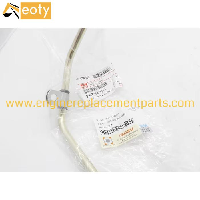Genuine 4hk1 Fuel Inlet Pipe 8-97362759-1 Stainless Steel Connect 8973627591 Inlet Oil Pipe Made In Japan