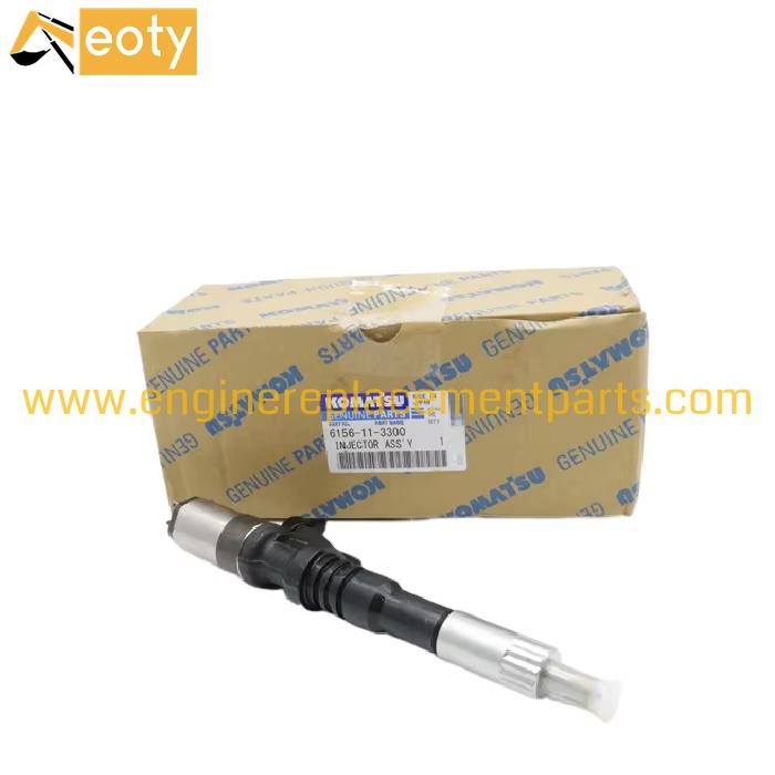 Genuine Saimimi 6D125/S6D125 Fuel Injector Assembly 095000-1211 for Komatsu PC400-7