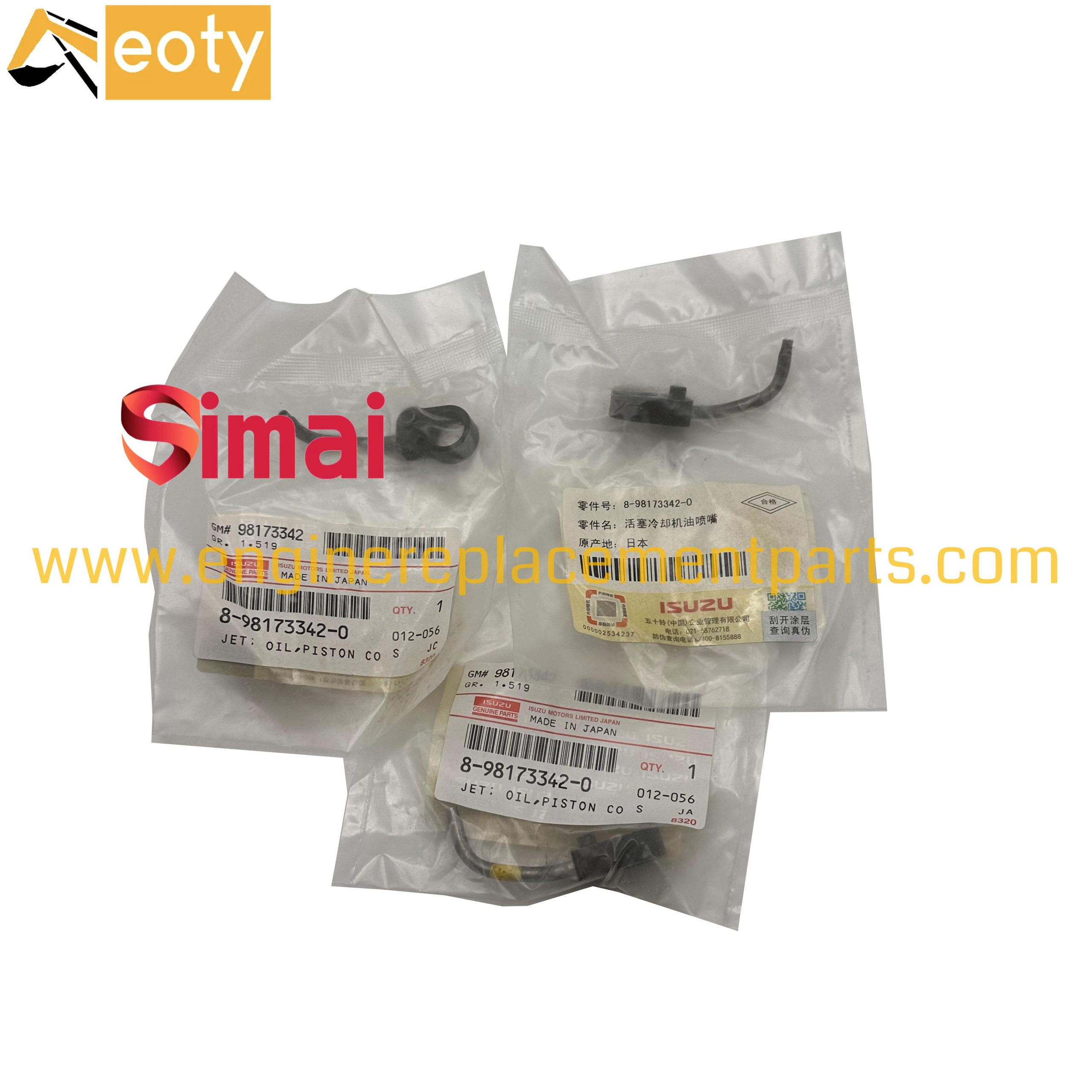 Genuine 6hk1 4hk 6he1 Jet Oil Piston Cooling 8-98173342-0 8981733420 For Isuzu
