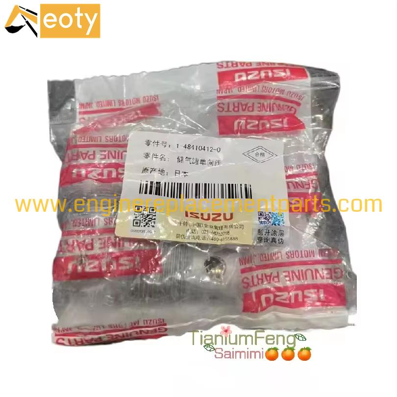 Genuine 6hk1 /6hh1 Valve Check 9-7722364-0/1-48410412-0/9-77223640/1484104120 Air Tank Check Valve Flow Made In Japan