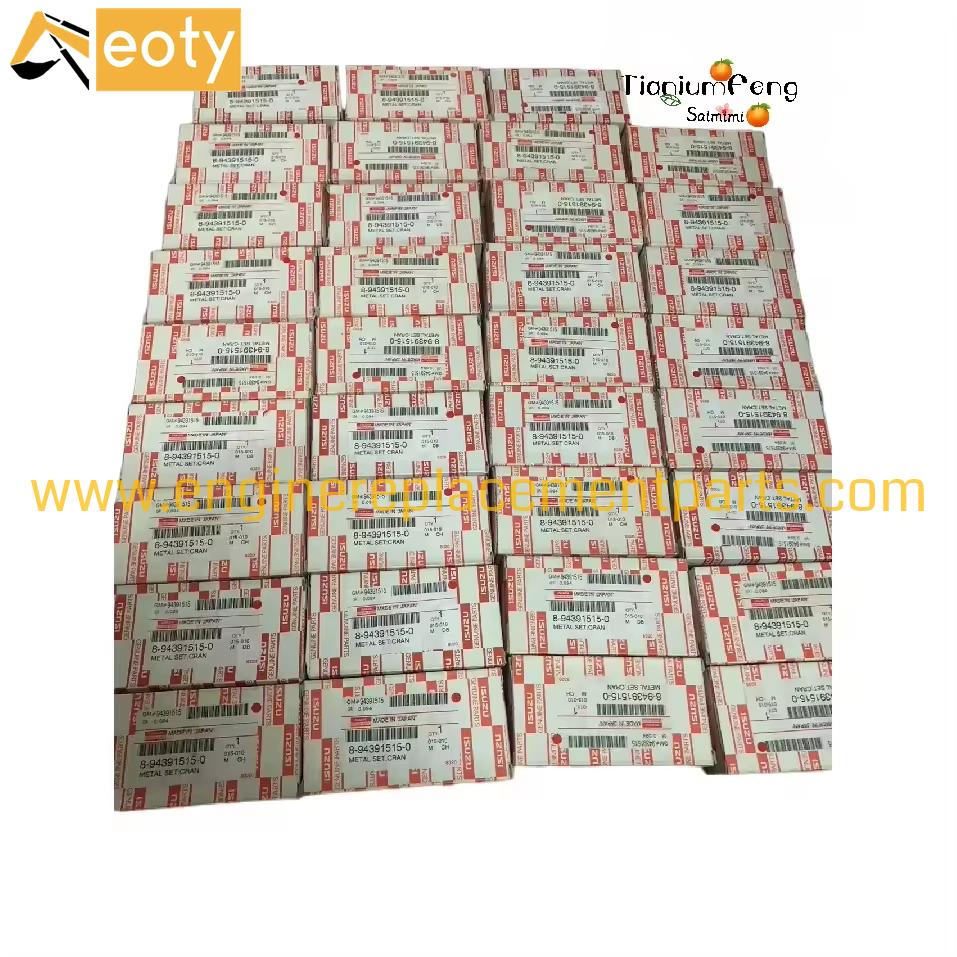 Genuine 6hk1/6hh1 Metal Bearing Main Bearing Std 0.25 0.5 0.75 Suitable For 8-94391515-0/894391515-0