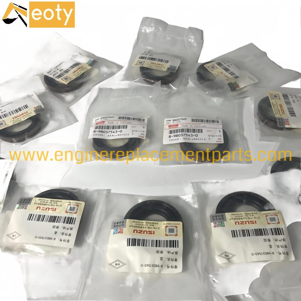 Genuine 8980375430 Injector Nozzle Seal Kit for Isuzu 4JJ1 Engine (ZX120, ZX130)