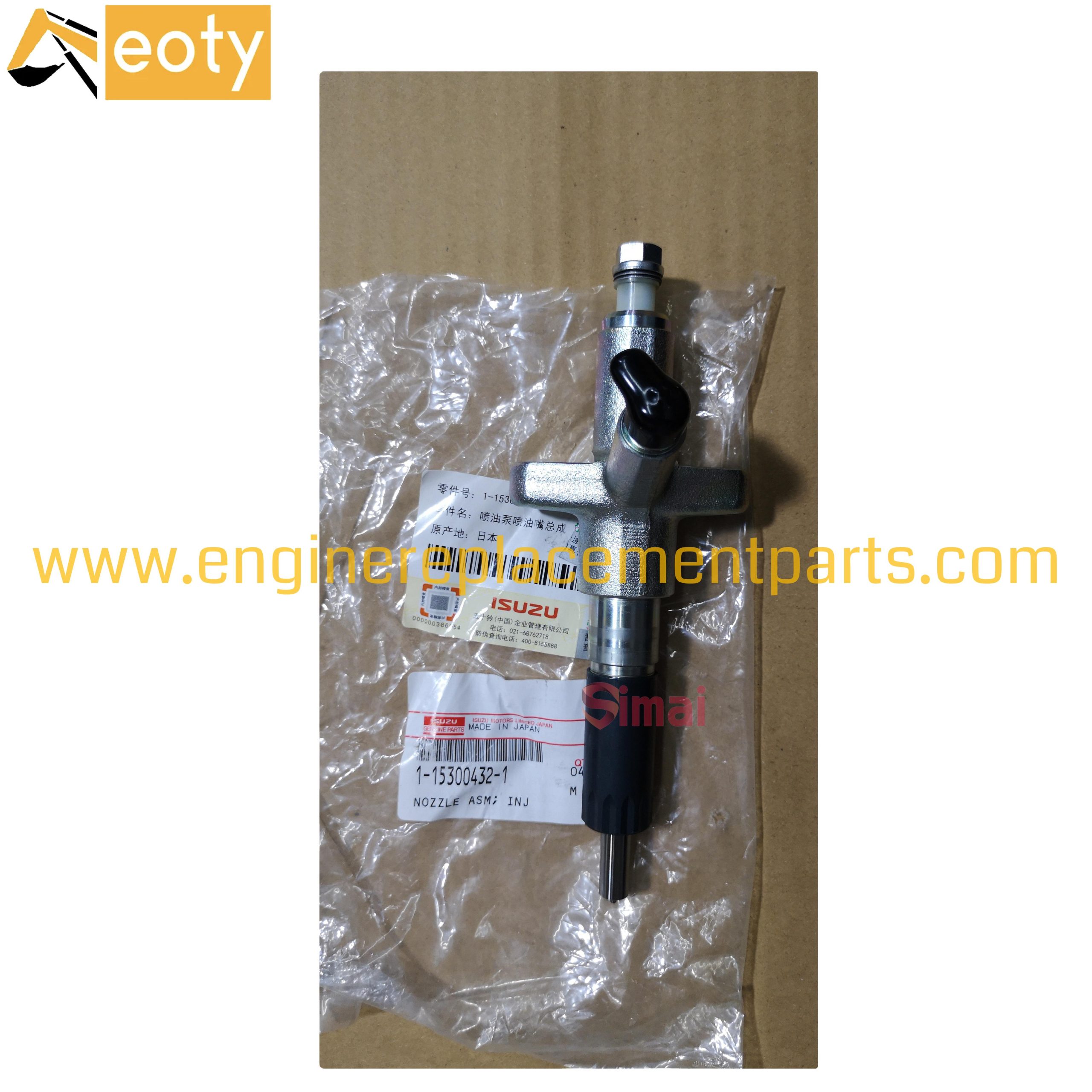 Genuine Diesel Fuel Injector Nozzle 1153004321 6bg1 Fuel Injector 1-15300432-1 For Isuzu