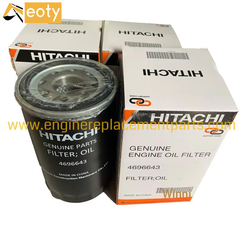 Genuine Excavator Parts 4696643 Oil Filter For Hitachi Engine Excavator