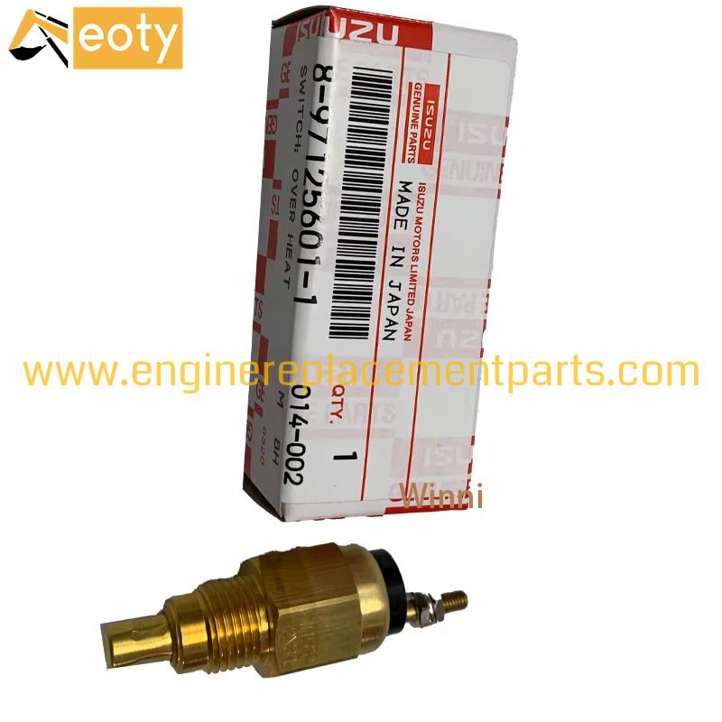 Genuine Excavator Parts 8971256011 Over Heating Switch For Isuzu Engine Excavator 6bg1 6rb1 6hk1 6wg1 4hk1