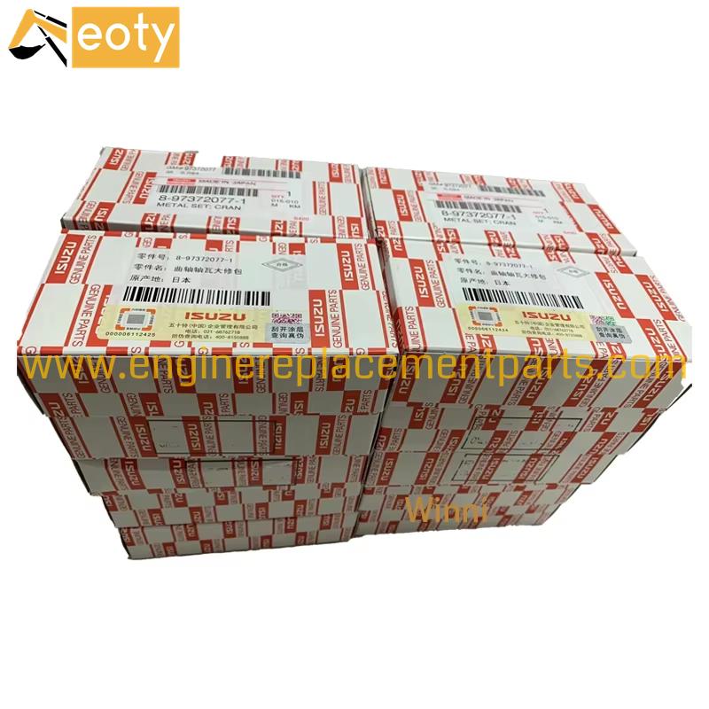Genuine Excavator Parts 8973720771 8973720761 Main Bearing 6hk1 4hk1 For Hitachi Engine Excavator