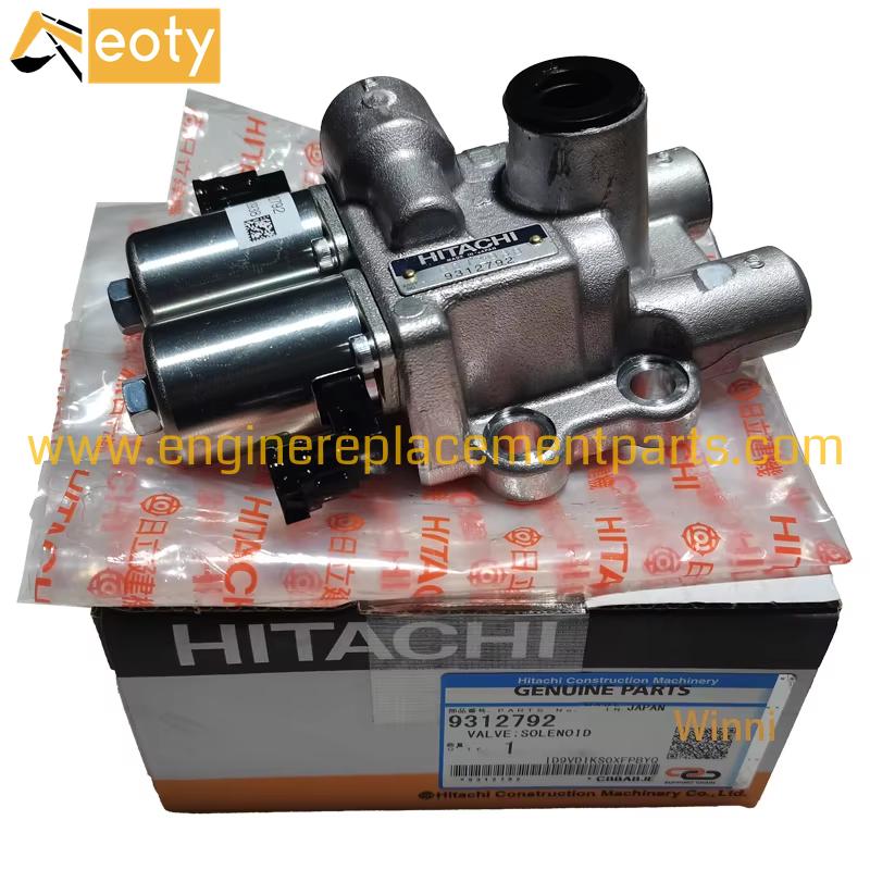 Genuine Excavator Parts 9312792 Solenoid Valve Zx200-5g For Hitachi Hydraulics Excavator