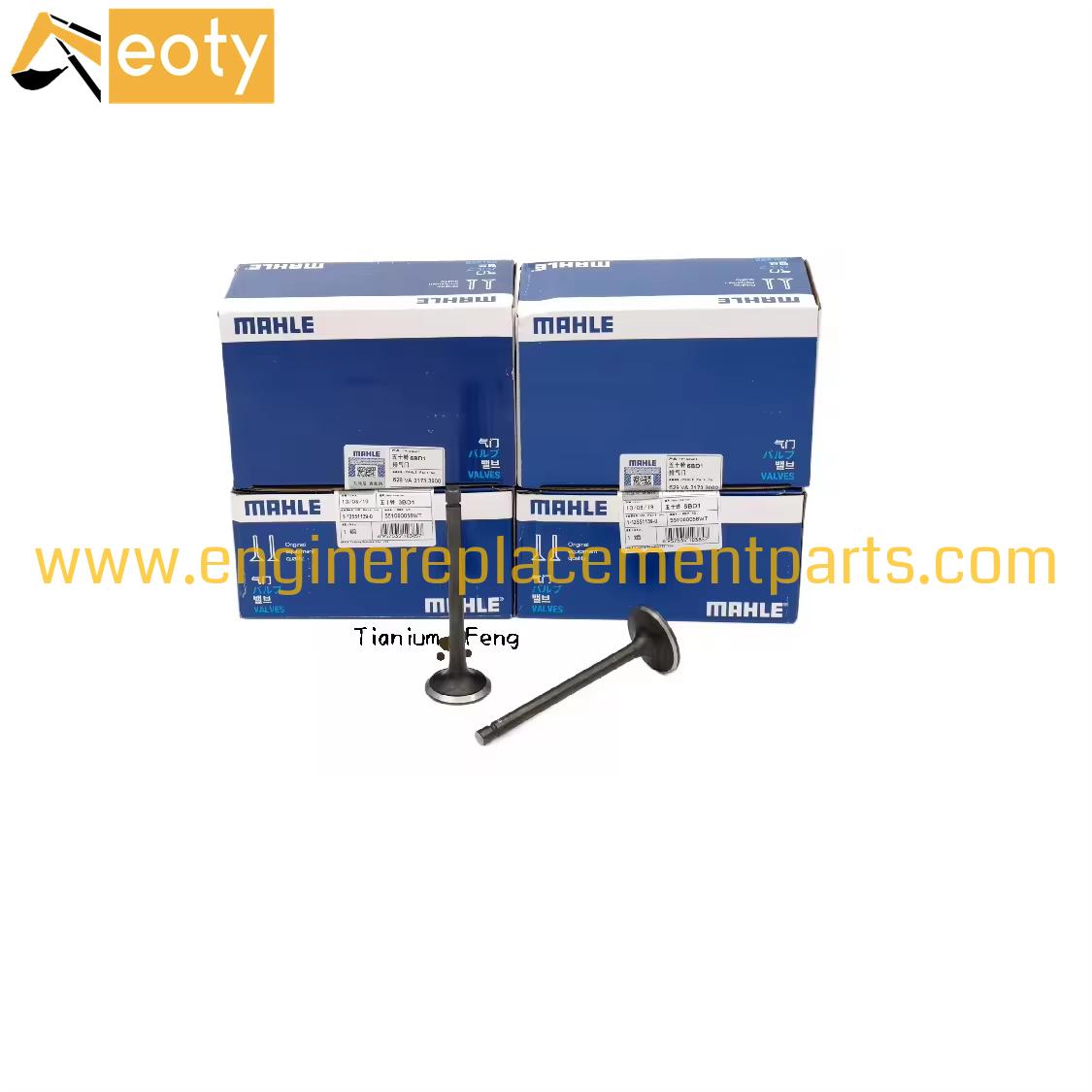 Genuine For Mahle Zax200/zax210/6bg1t/ex200-5 6bd1t Inlet &exhaust Valve Made In Shanghai 1-12551139-0/1-12552083-0