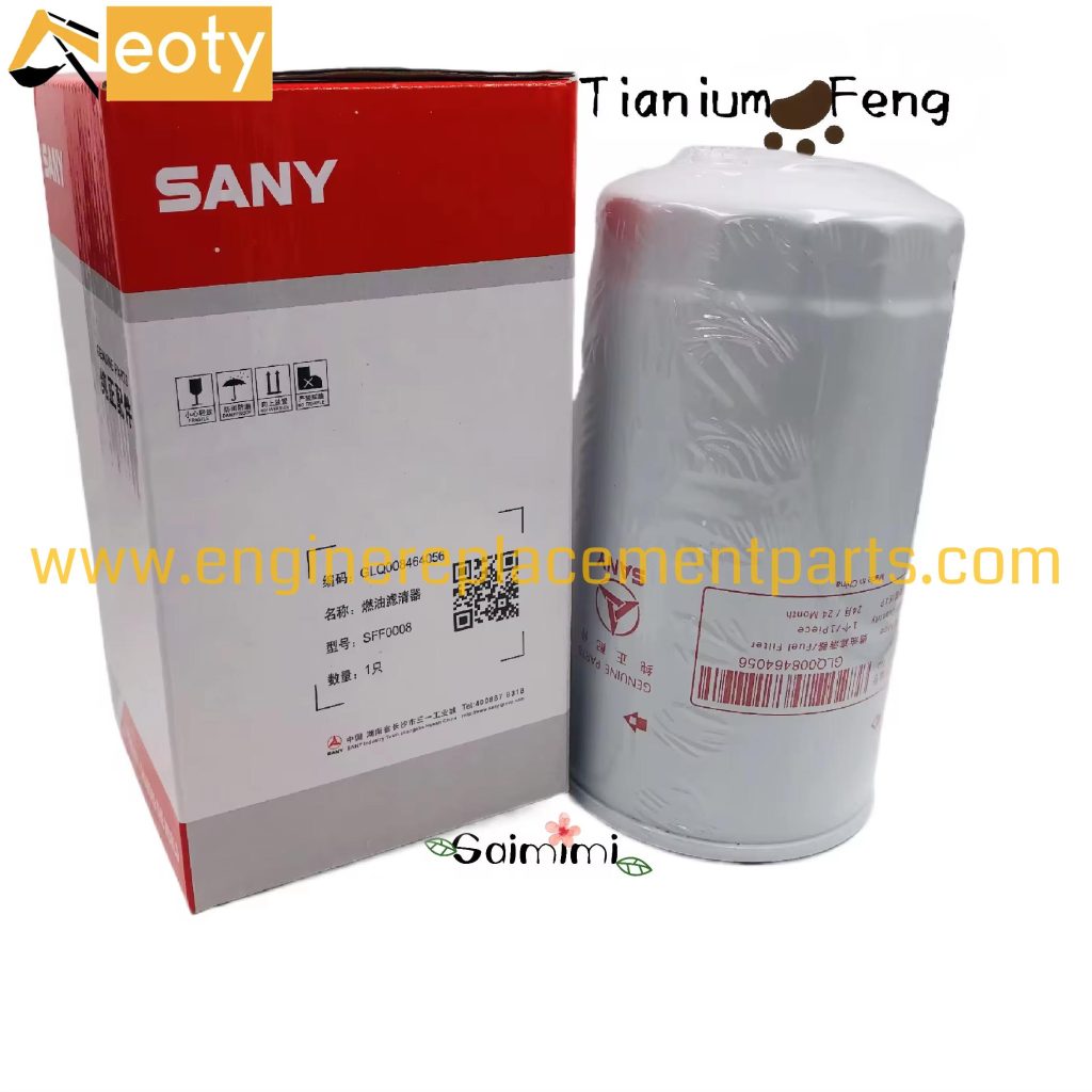 Genuine Sany SFF0008 Engine Oil Filter GLQ008464056 | Diesel Engine Filter