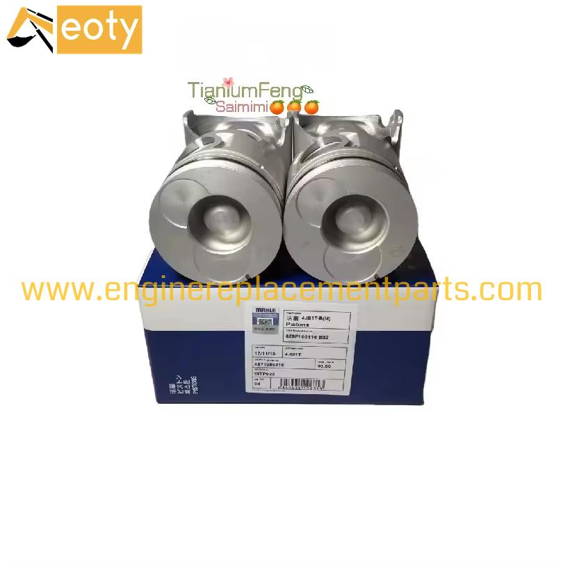 Genuine Piston For Isuzu 4jb1t-b(m)/nkr55 Engine Wtp025/8971086210/8-97108621-0 Cylinder Piston With Pin And Lock