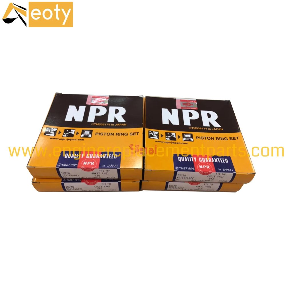 NPR Piston Ring Set YDI10160ZZ for Isuzu 4HK1T, 4HG1 Diesel Engines