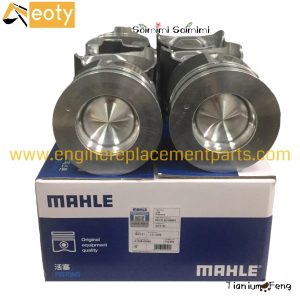 MAHLE WTP157/S130B-E0390 Piston Kit for Komatsu SK200-8 SK250-8 J05E/J08E Engine
